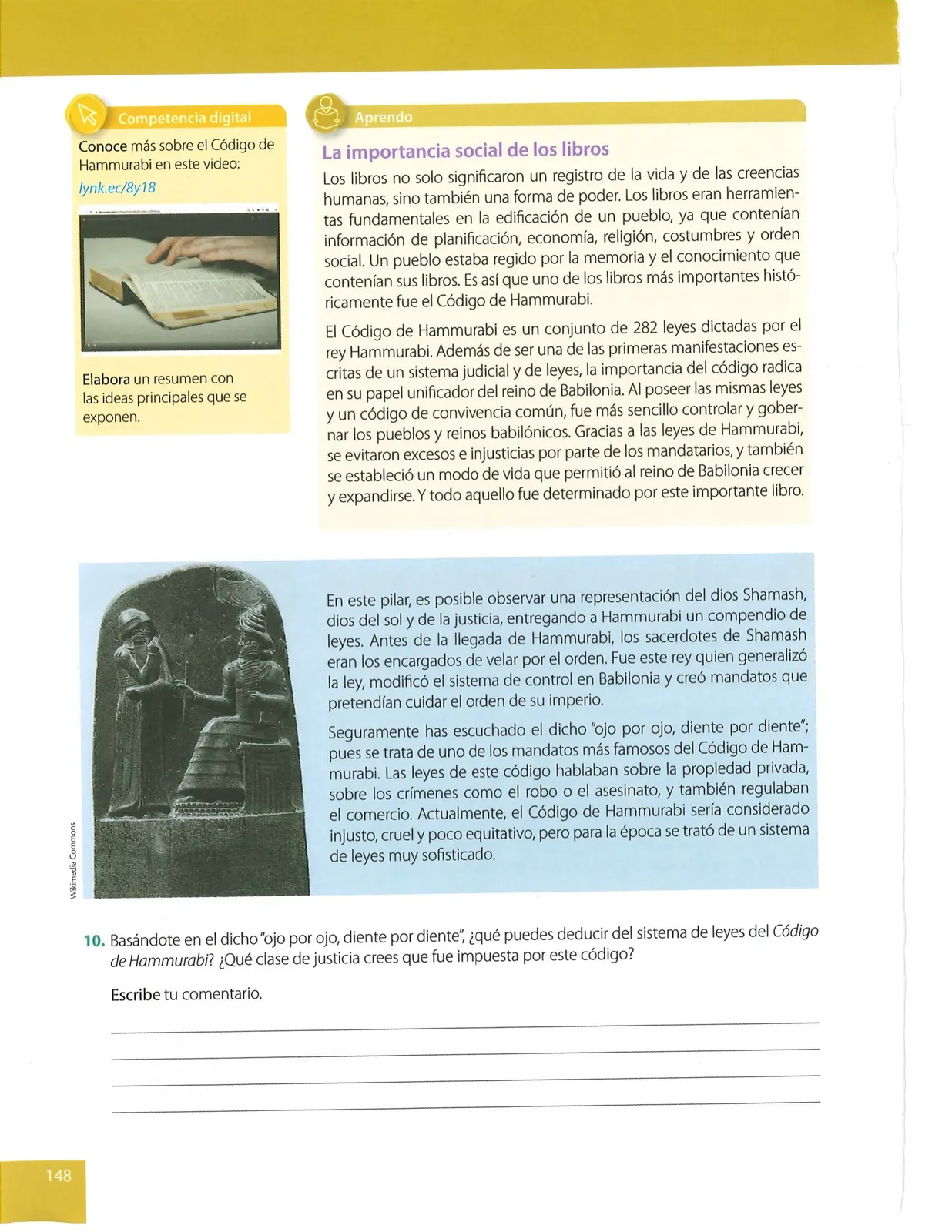 Miniatura página 148 de Lengua Y Literatura 8° · Egb 8 Lengua Y Literatura 2025 · 2025