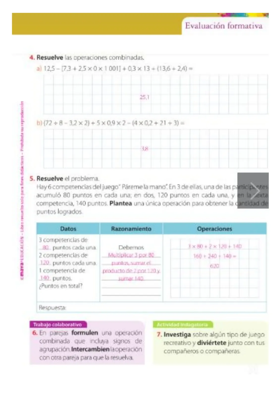 Miniatura página 190 de Matematica · 5 EGB · 2025