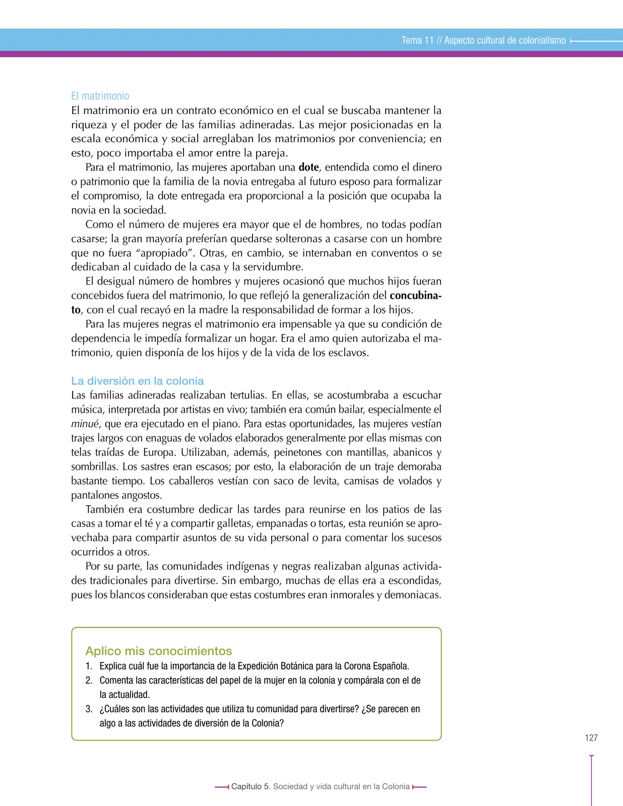 Miniatura página 127 de Ciencias Sociales 8° · Secundaria Activa