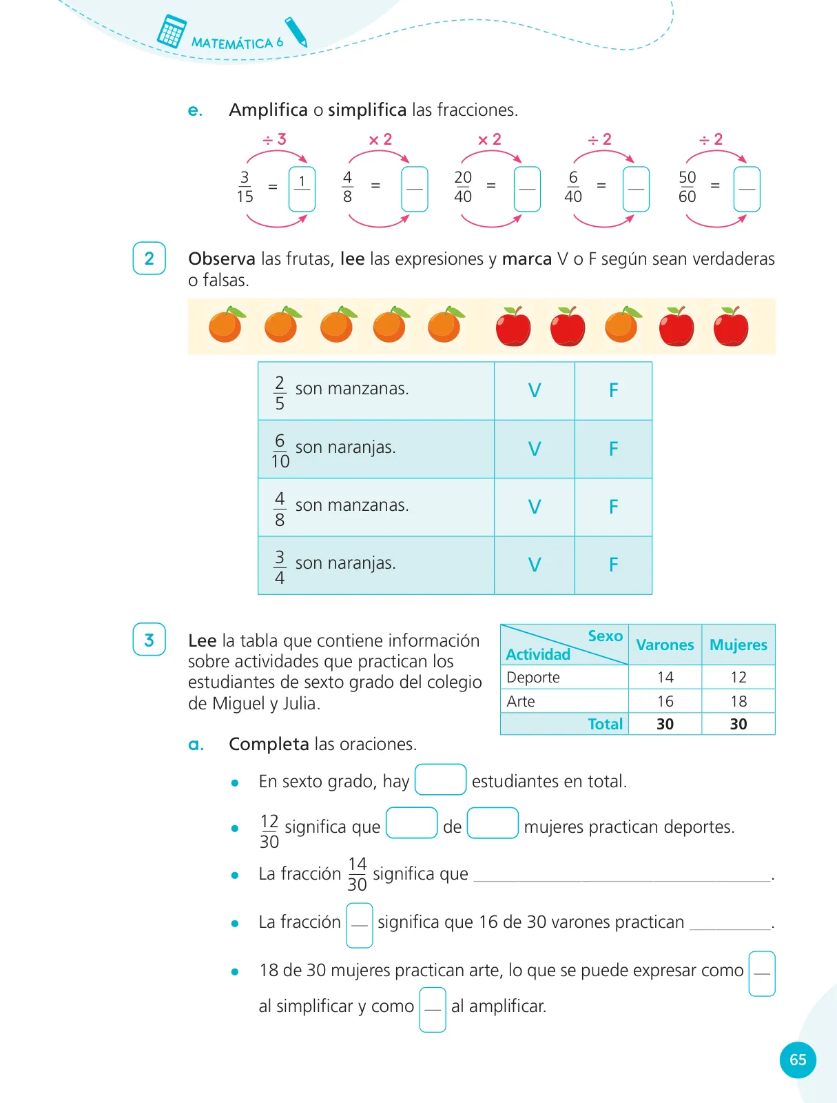 Página 67 de Cuadernillo de Matemática 6, sexto grado de Primaria · 2023