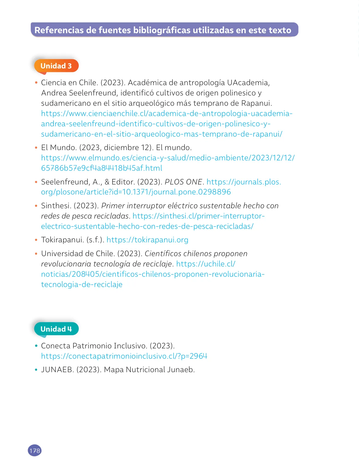 Miniatura página 180 de Ciencias Naturales – Tercero Básico | Texto del Estudiante MINEDUC – Descargar PDF · 2024