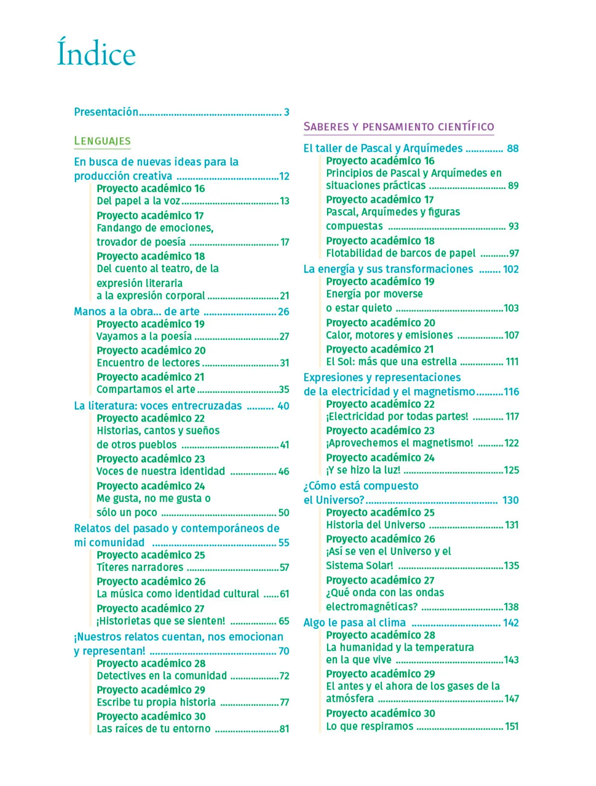 Página 9 de Colección Sk´asolil. Nuestro libro de Proyectos. Tomo II. Libro de Educación Telesecundaria Grado 2° Ciclo Escolar 2025 - 2026