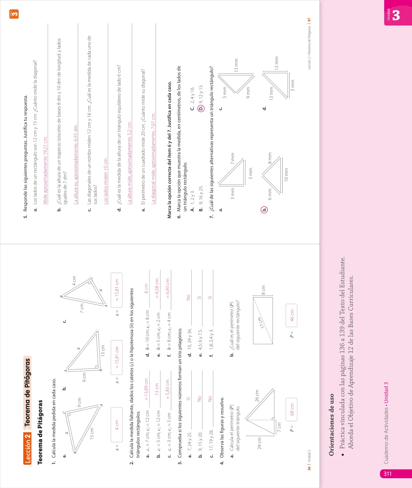 Miniatura página 89 de Matemática – Octavo Básico | Texto del Estudiante MINEDUC – Descargar PDF · 2024