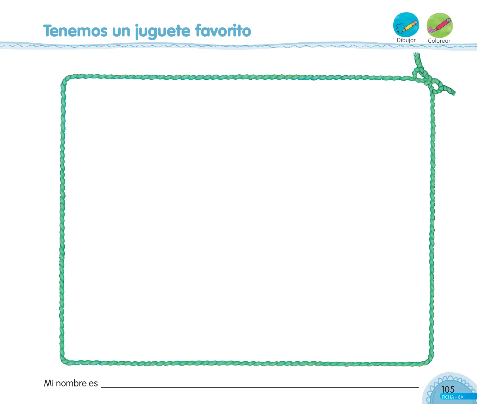 Página 107 de Aprendemos jugando : cuaderno de trabajo para niños y niñas de 4 años · 2017