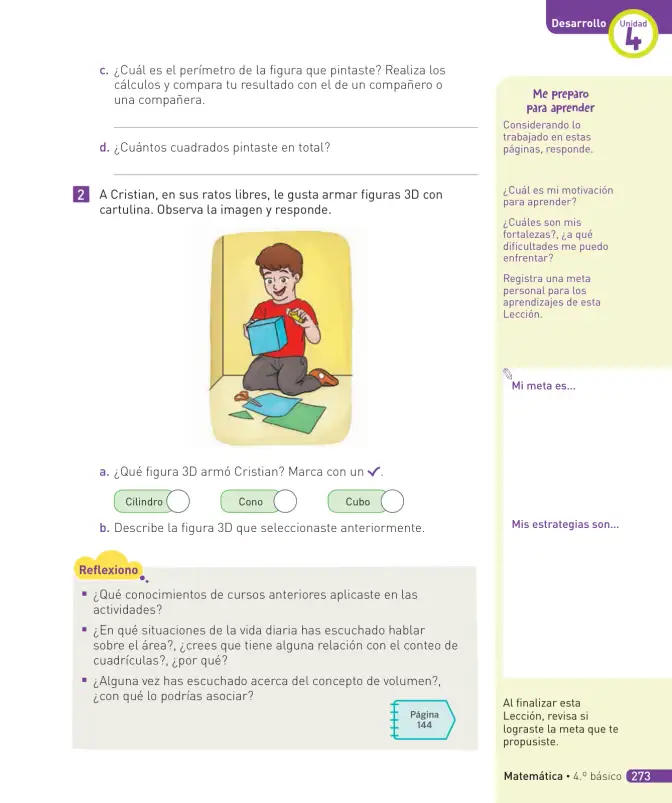Página 172 de Matemática – Cuarto Básico | Texto del Estudiante MINEDUC – Descargar PDF · 2024