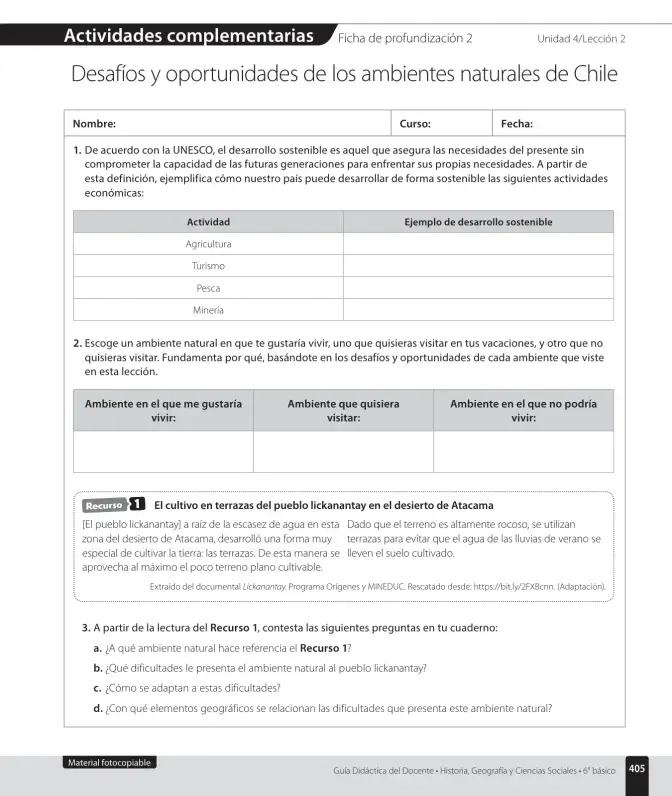 Página 195 de Historia, Geografía y Ciencias Sociales – Sexto Básico | Texto del Estudiante MINEDUC – Descargar PDF · 2024