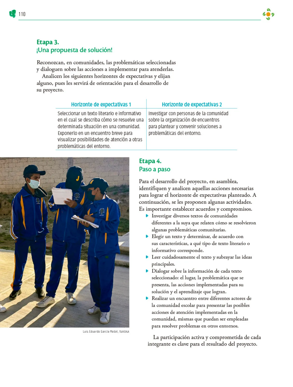 Miniatura página 111 de Colección Ximhai. Nuestro libro de Proyectos. Tomo I.   Libro de Educación Telesecundaria Grado 1°  Ciclo Escolar 2025 - 2026