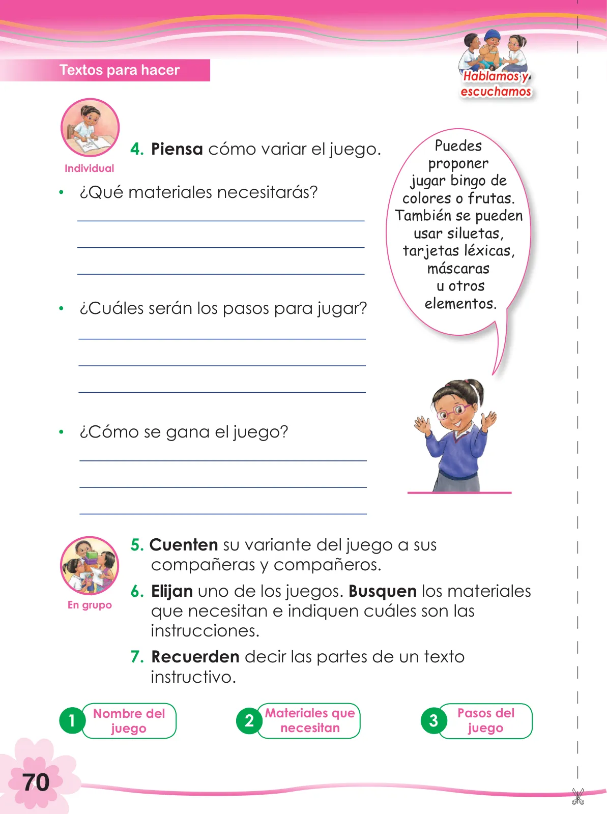 Página 72 de Comunicación 2 : cuaderno de trabajo para segundo grado de Educación Primaria 2019 · 2019