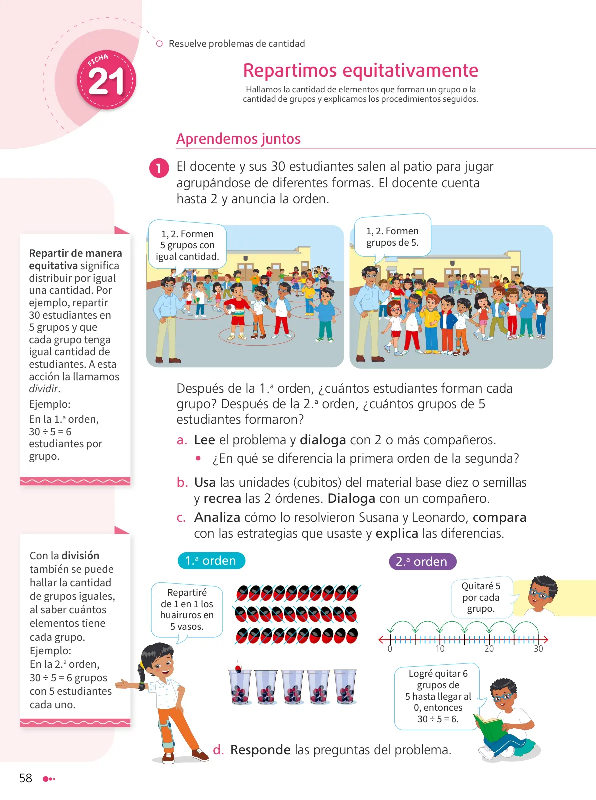 Miniatura página 60 de Texto de Matemática 4. Cuarto grado de Primaria · 2024