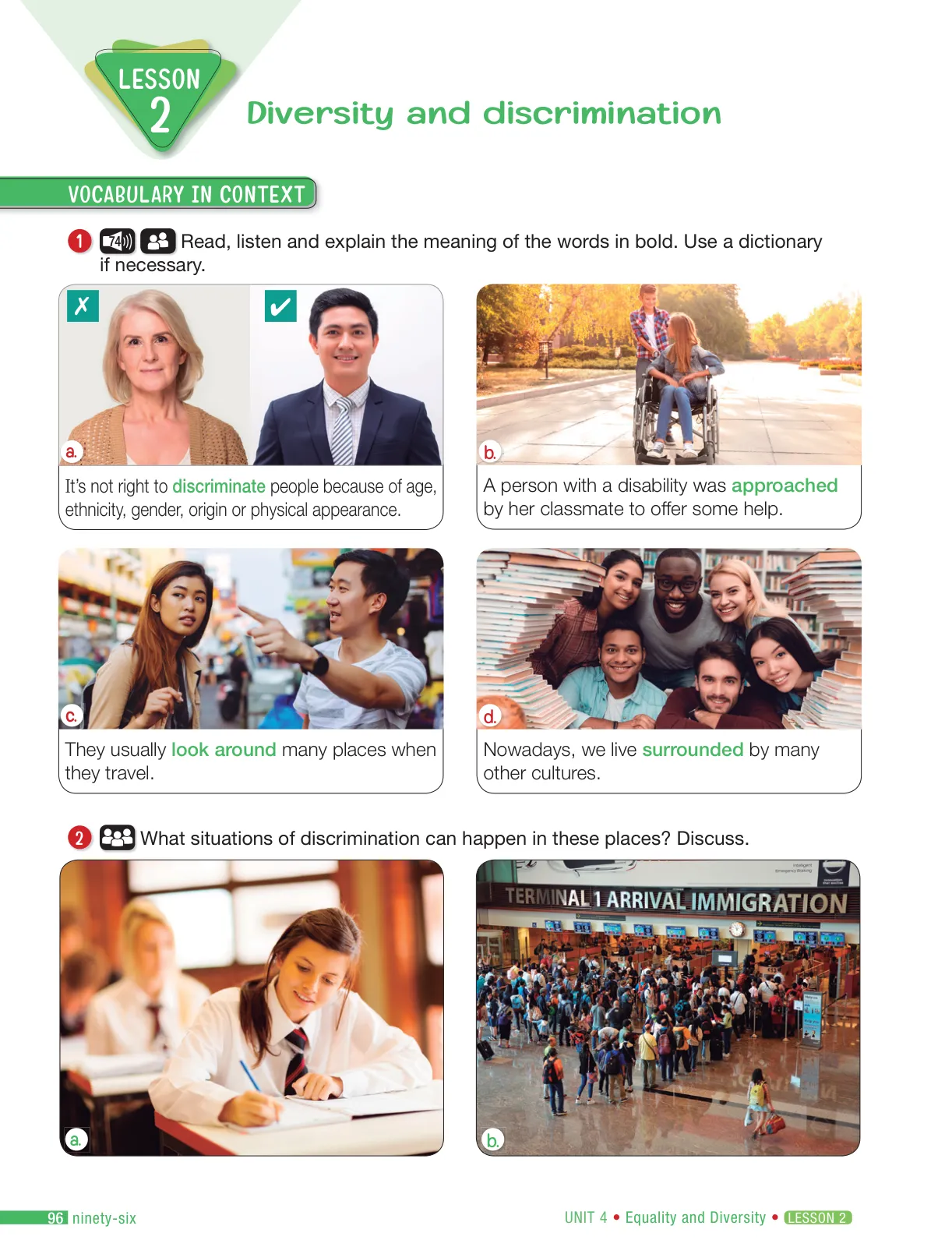 Miniatura página 98 de Inglés – Octavo Básico | Student’s Book MINEDUC – Descargar PDF · 2024