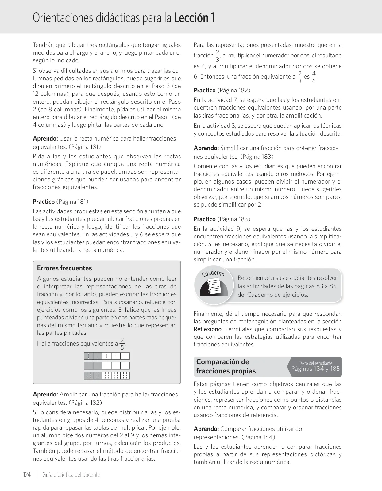 Página 36 de Matemática – Quinto Básico | Texto del Estudiante MINEDUC – Descargar PDF · 2024