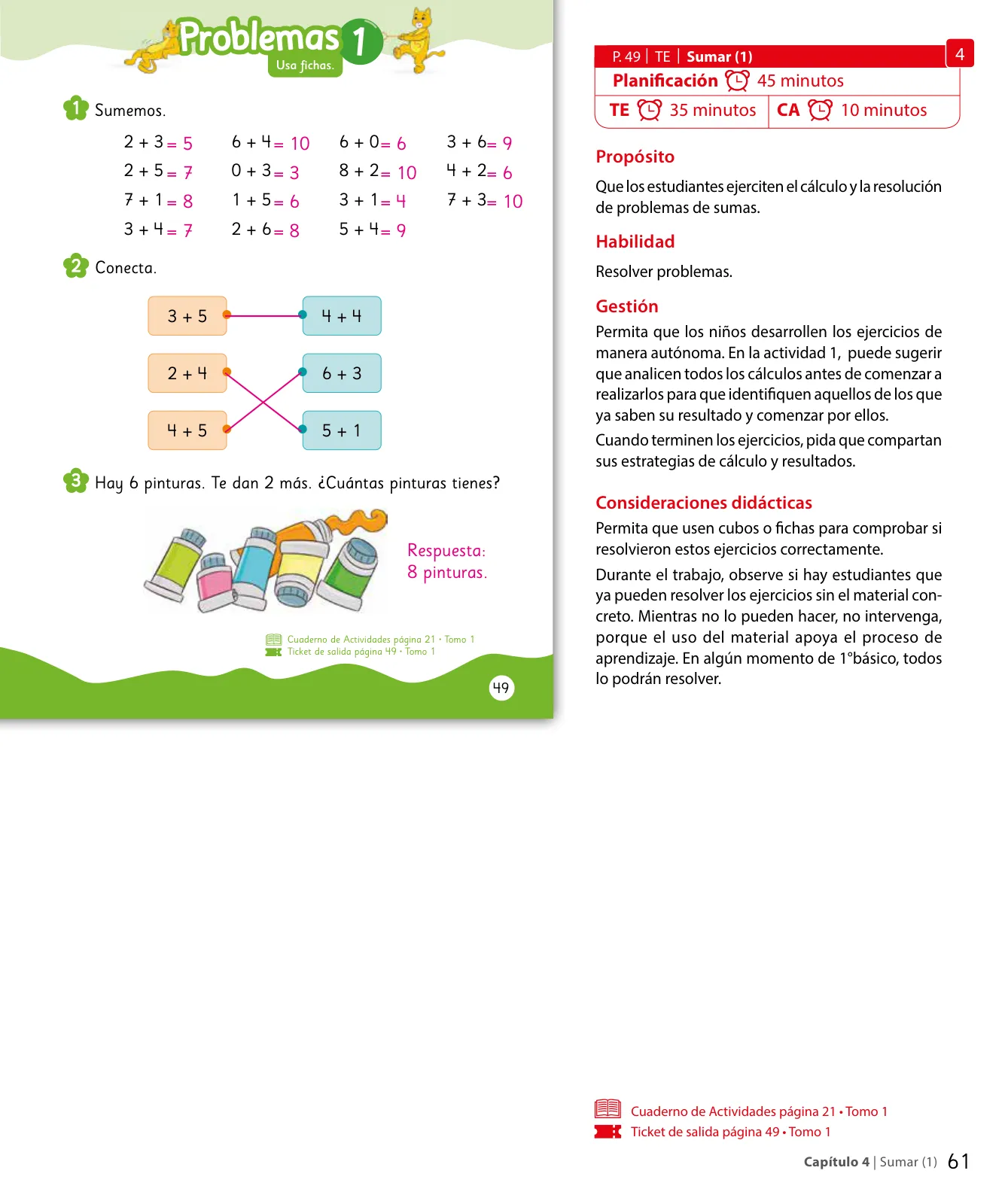 Miniatura página 63 de Sumo Primero – Primero Básico | Texto del Estudiante (MINEDUC) – Descargar PDF · 2024