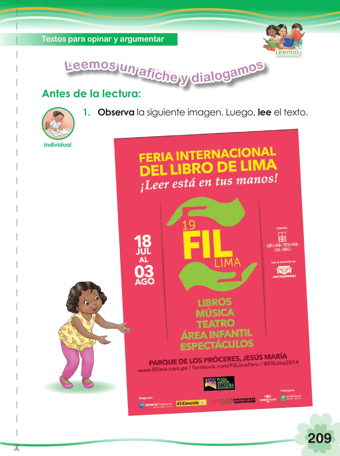 Miniatura página 211 de Comunicación 2 : cuaderno de trabajo para segundo grado de Educación Primaria 2019 · 2019