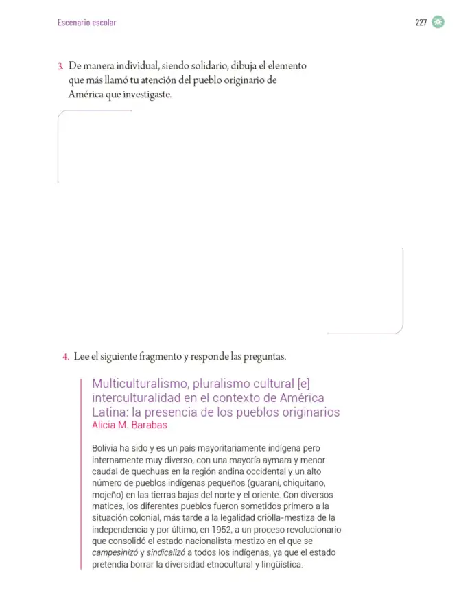 Página 230 de Proyectos Escolares. Libro de Educación Primaria Grado 5° Ciclo Escolar 2025 - 2026
