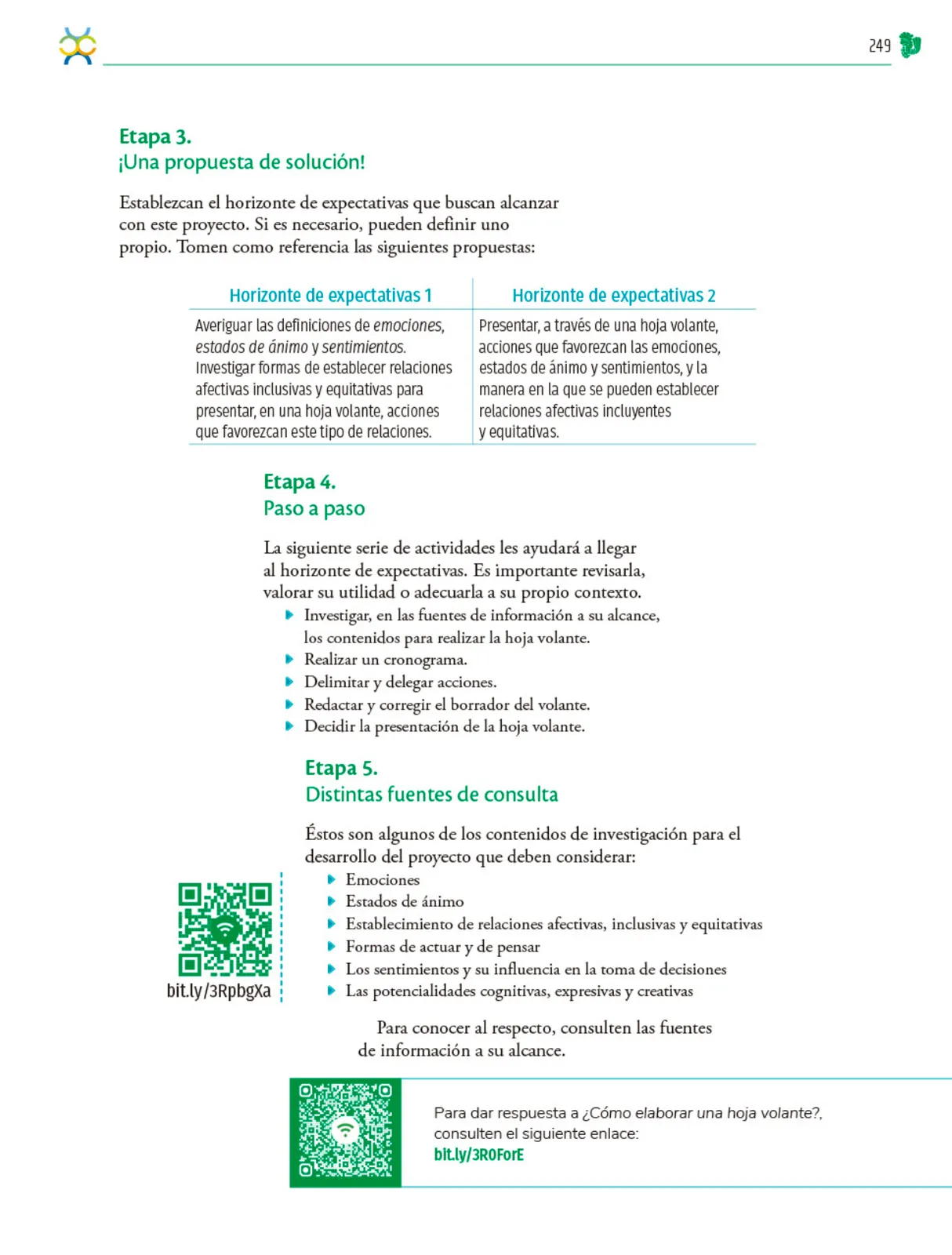 Página 250 de Colección Ximhai. Nuestro libro de Proyectos. Tomo III. Libro de Educación Telesecundaria Grado 1° Ciclo Escolar 2025 - 2026