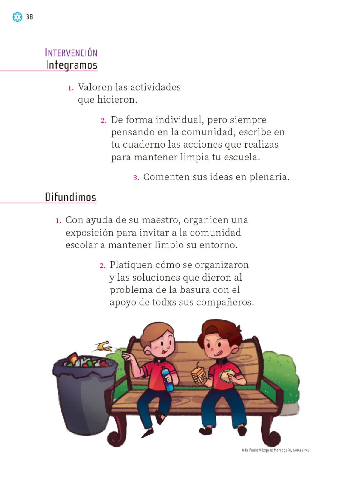Página 39 de Proyectos Escolares. Libro de Educación Primaria Grado 1° Ciclo Escolar 2025 - 2026