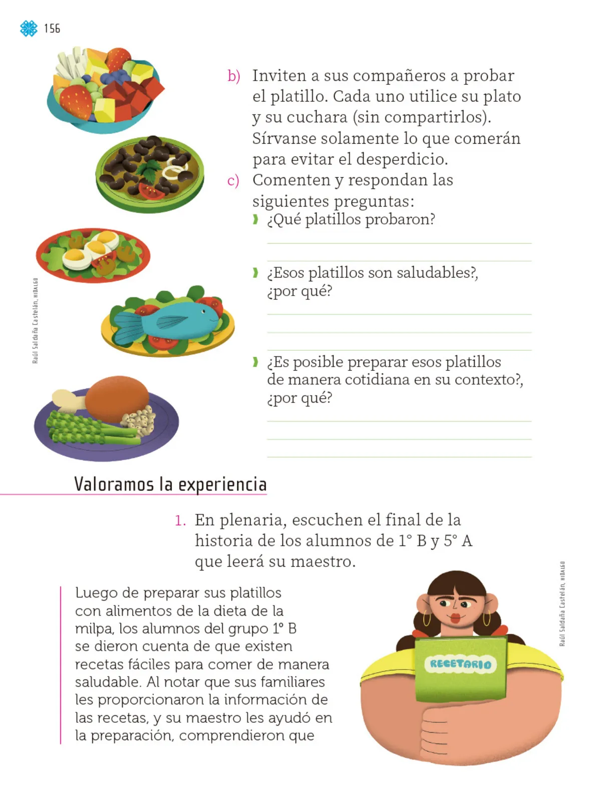 Miniatura página 157 de Proyectos de Aula.   Libro de Educación Primaria Grado 1°  Ciclo Escolar 2025 - 2026