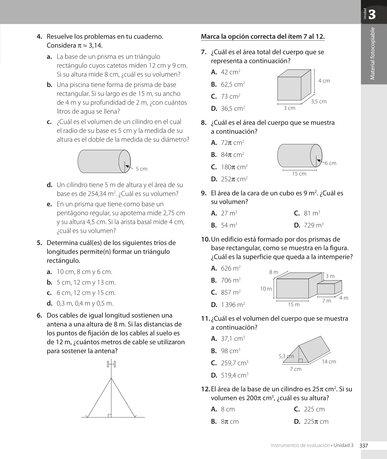 Miniatura página 115 de Matemática – Octavo Básico | Texto del Estudiante MINEDUC – Descargar PDF · 2024