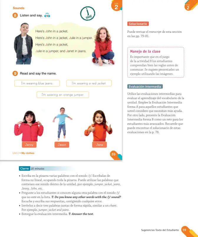 Página 61 de Inglés – Segundo Básico | Texto del Estudiante MINEDUC – Descargar PDF · 2024