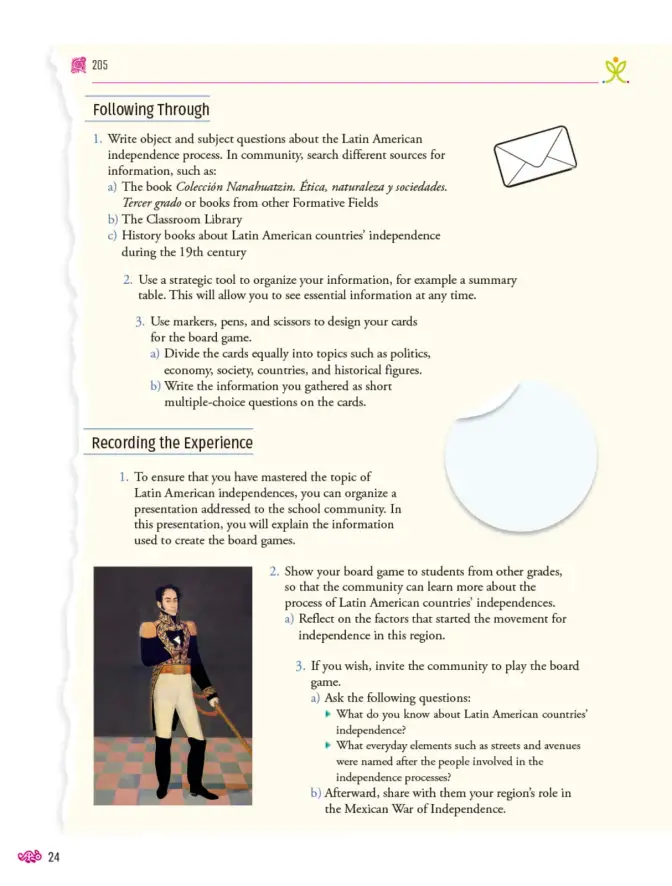 Página 25 de Uérakua anapu uantakua. Projects and Readings. Libro de Educación Secundaria Grado 3° Ciclo Escolar 2025 - 2026