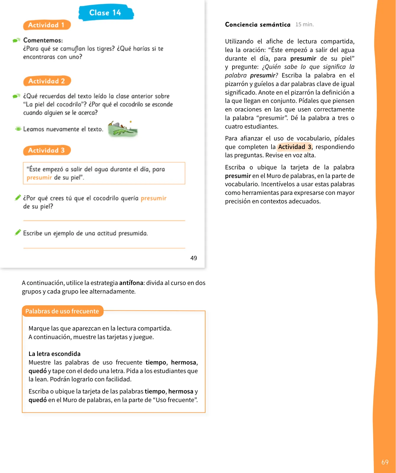 Miniatura página 70 de Lenguaje y Comunicación – Segundo Básico – Texto del Estudiante MINEDUC – Descargar PDF · 2024