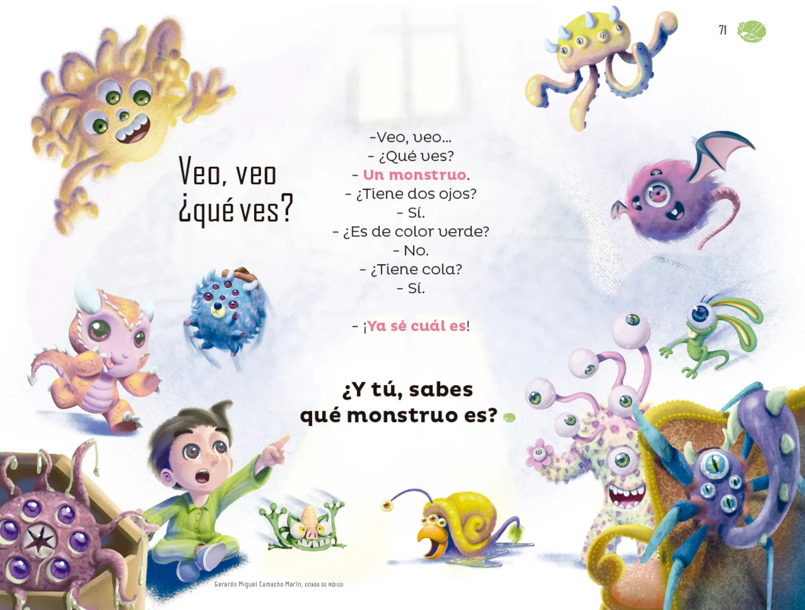 Página 72 de Múltiples lenguajes. Libro de Educación Preescolar Grado 1° Ciclo Escolar 2025 - 2026