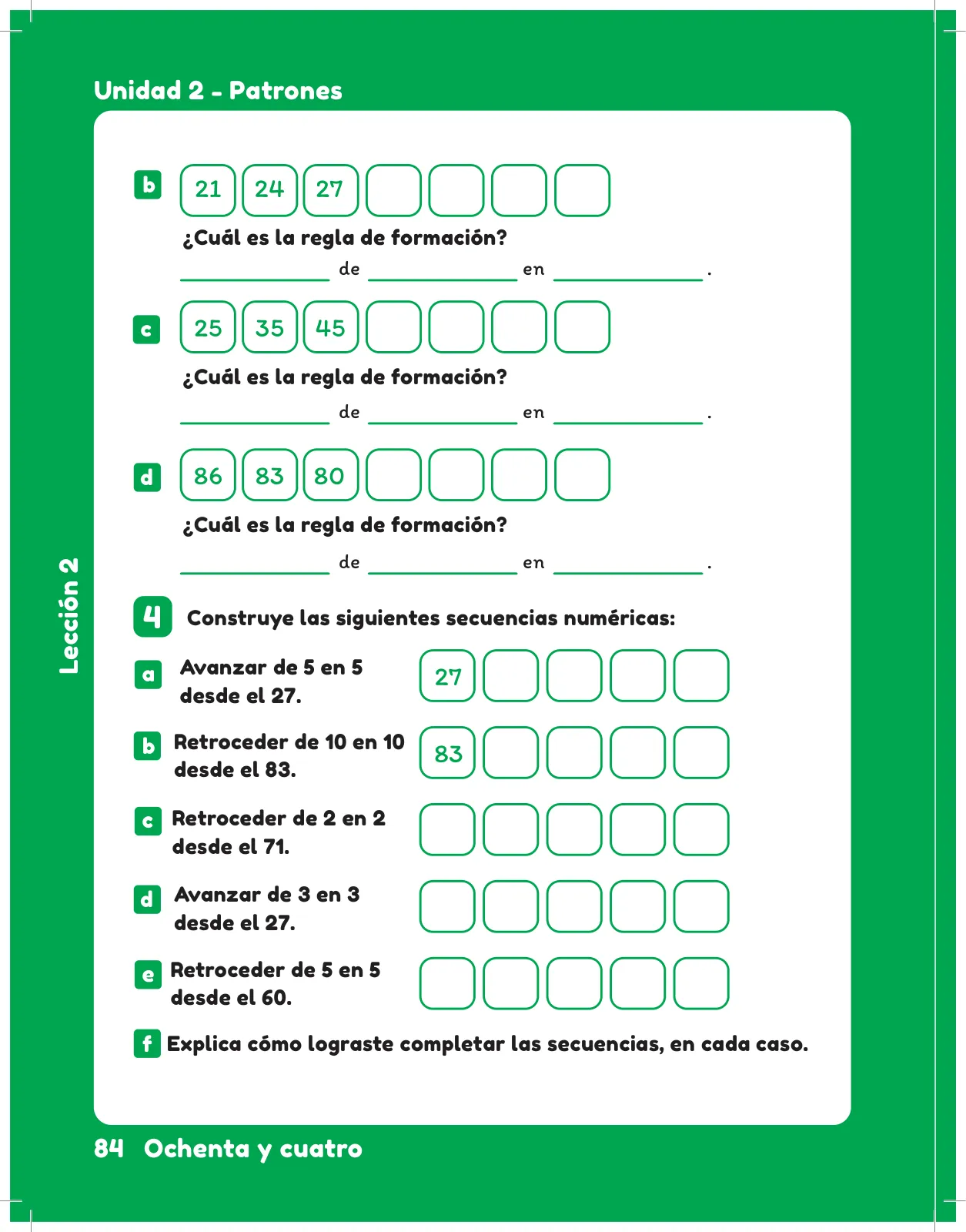 Página 86 de Sumo Primero – Segundo Básico | Texto del Estudiante MINEDUC – Descargar PDF · 2024