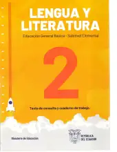 Portada de Lengua Y Literatura 2° · Egb 2 Lengua Y Literatura 2025 · 2025