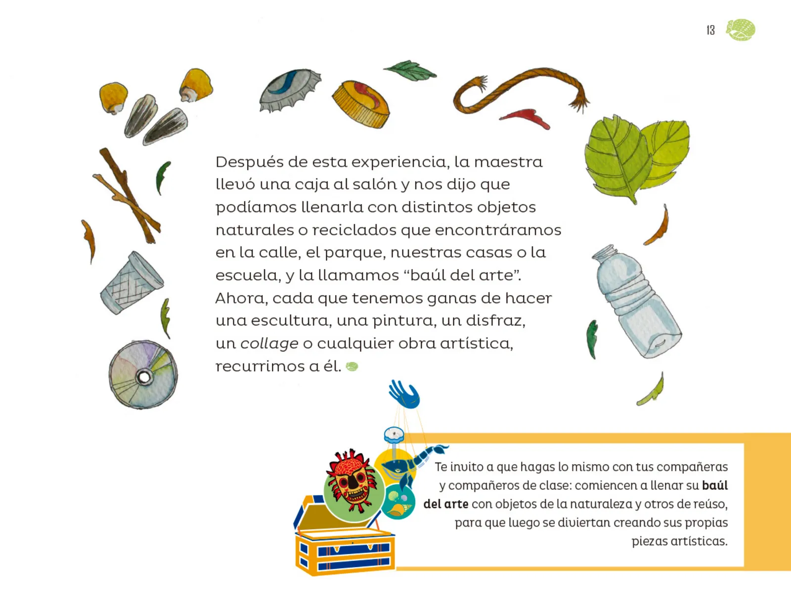 Miniatura página 14 de Múltiples lenguajes.   Libro de Educación Preescolar Grado 1°  Ciclo Escolar 2025 - 2026