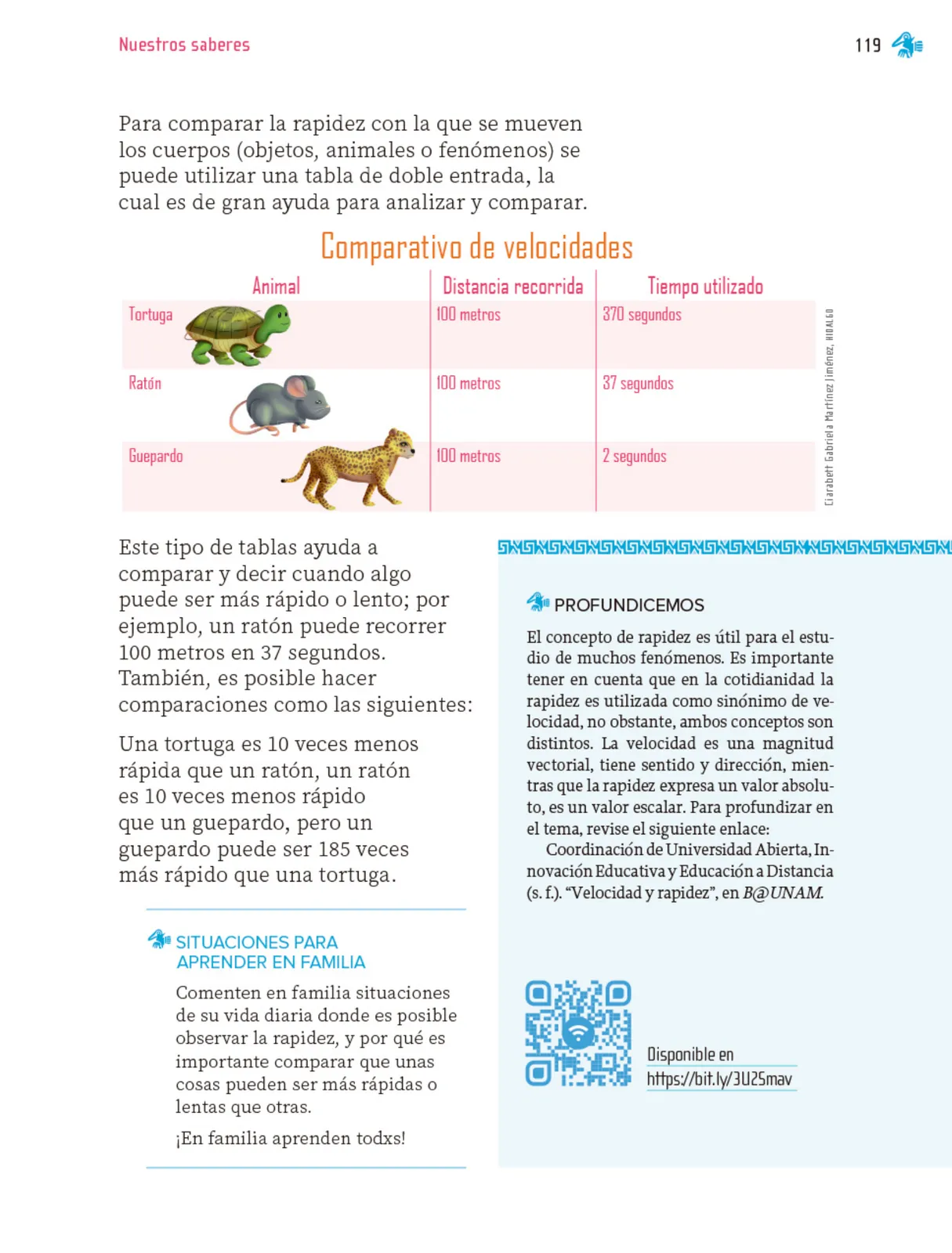 Miniatura página 120 de Nuestros saberes: Libro para alumnos, maestros y familia.   Libro de Educación Primaria Grado 1°  Ciclo Escolar 2025 - 2026