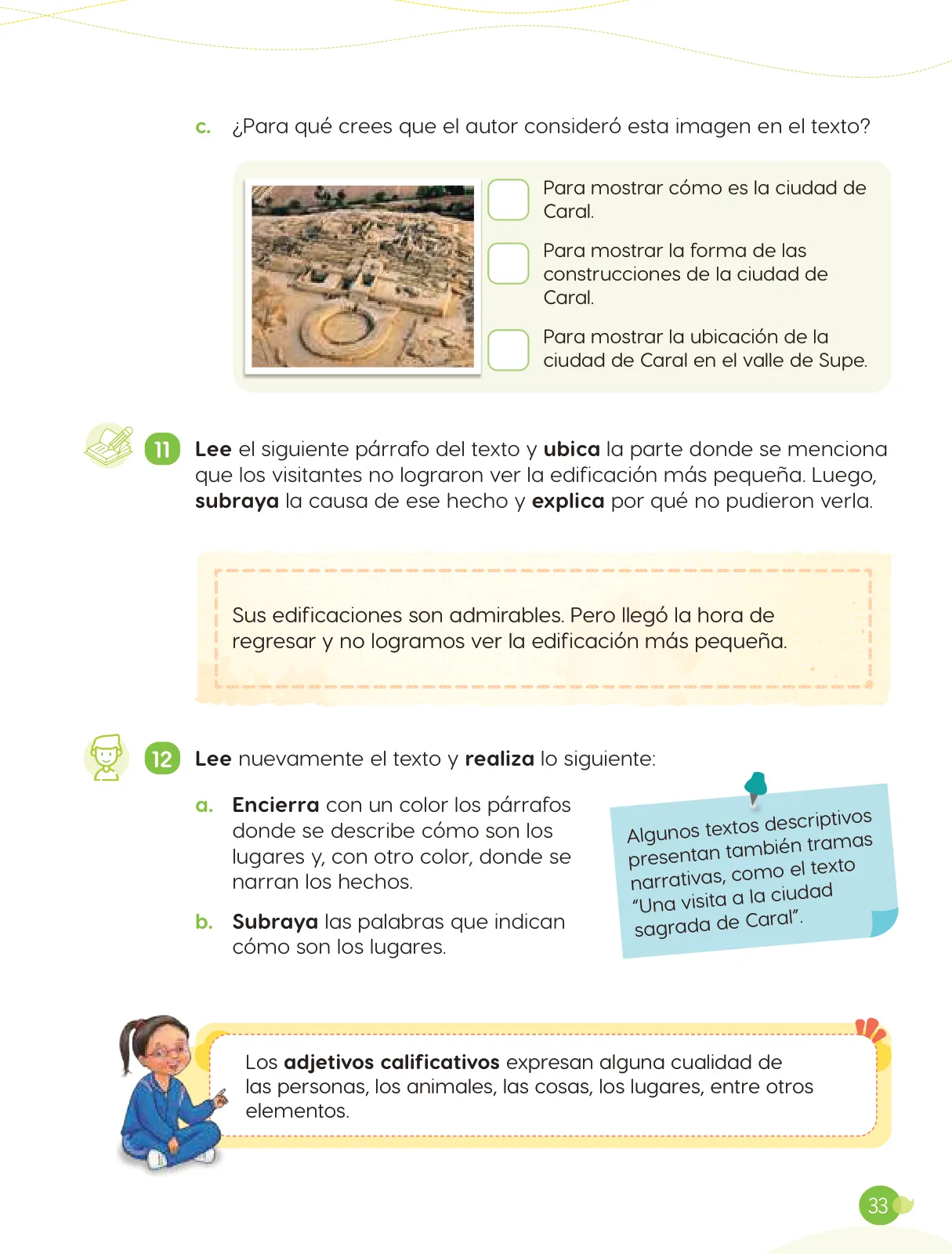Página 35 de Cuadernillo de Comunicación 4. Cuarto grado de Primaria · 2024