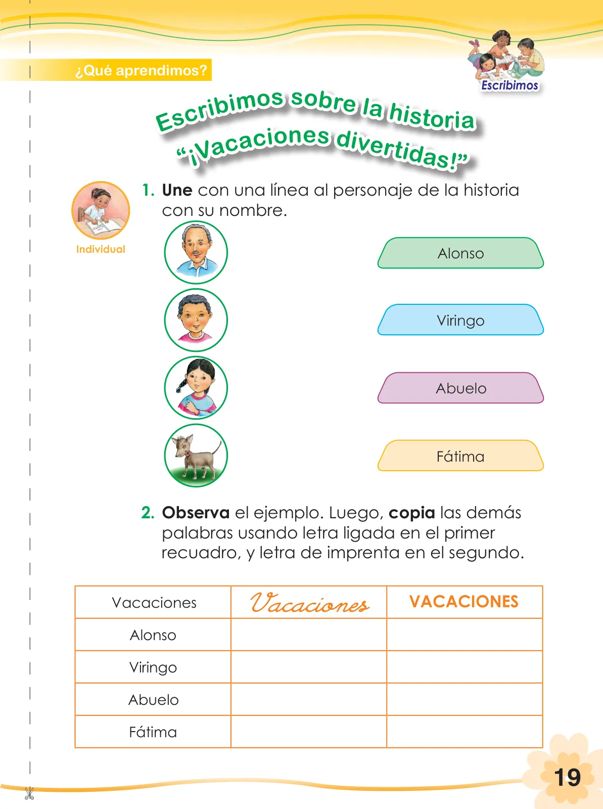 Página 21 de Comunicación 2 : cuaderno de trabajo para segundo grado de Educación Primaria 2019 · 2019
