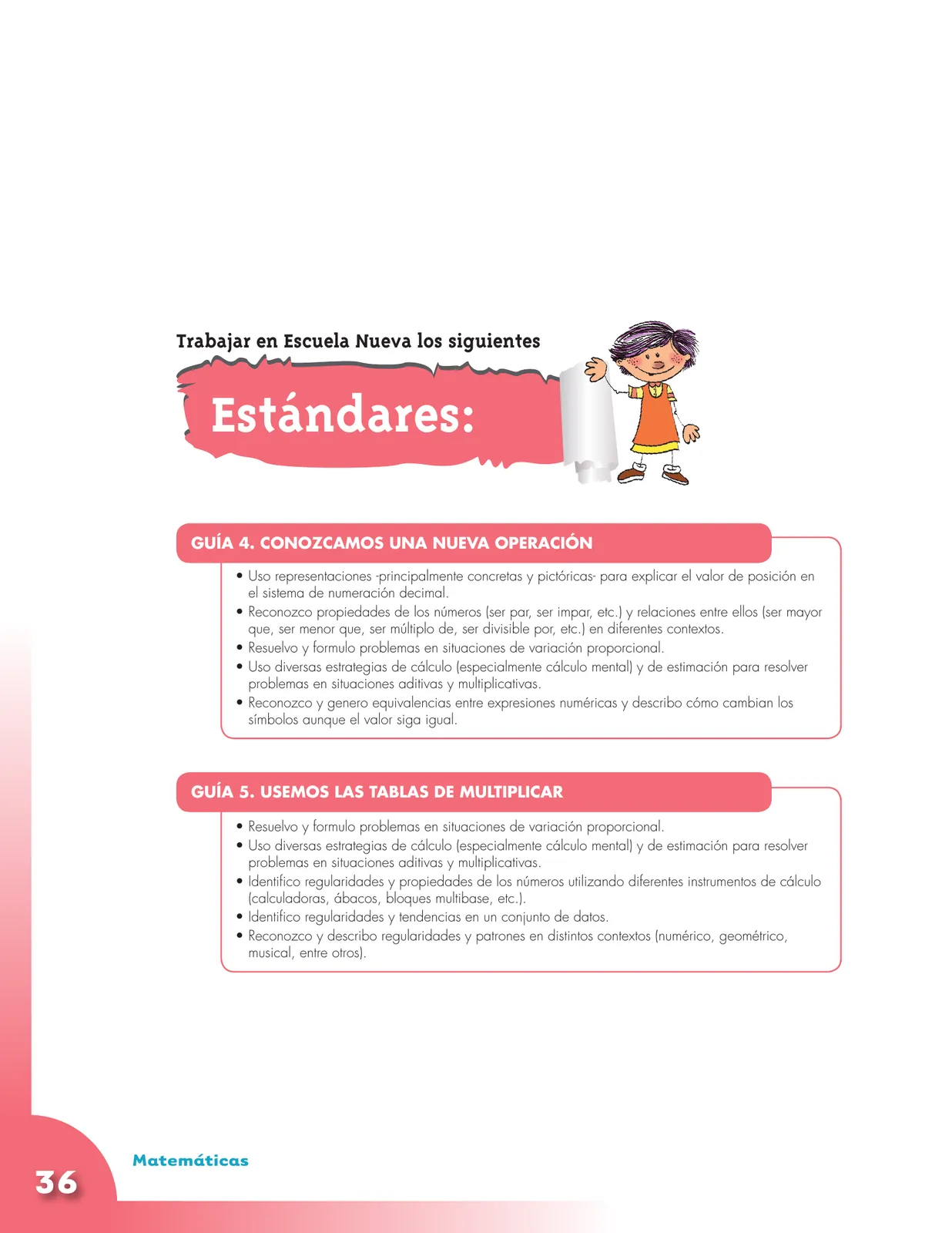 Página 36 de Matematica 3° · Cartilla 01
