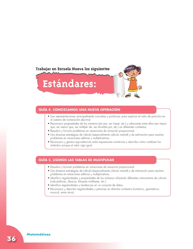 Página 36 de Matematica 3° · Cartilla 01