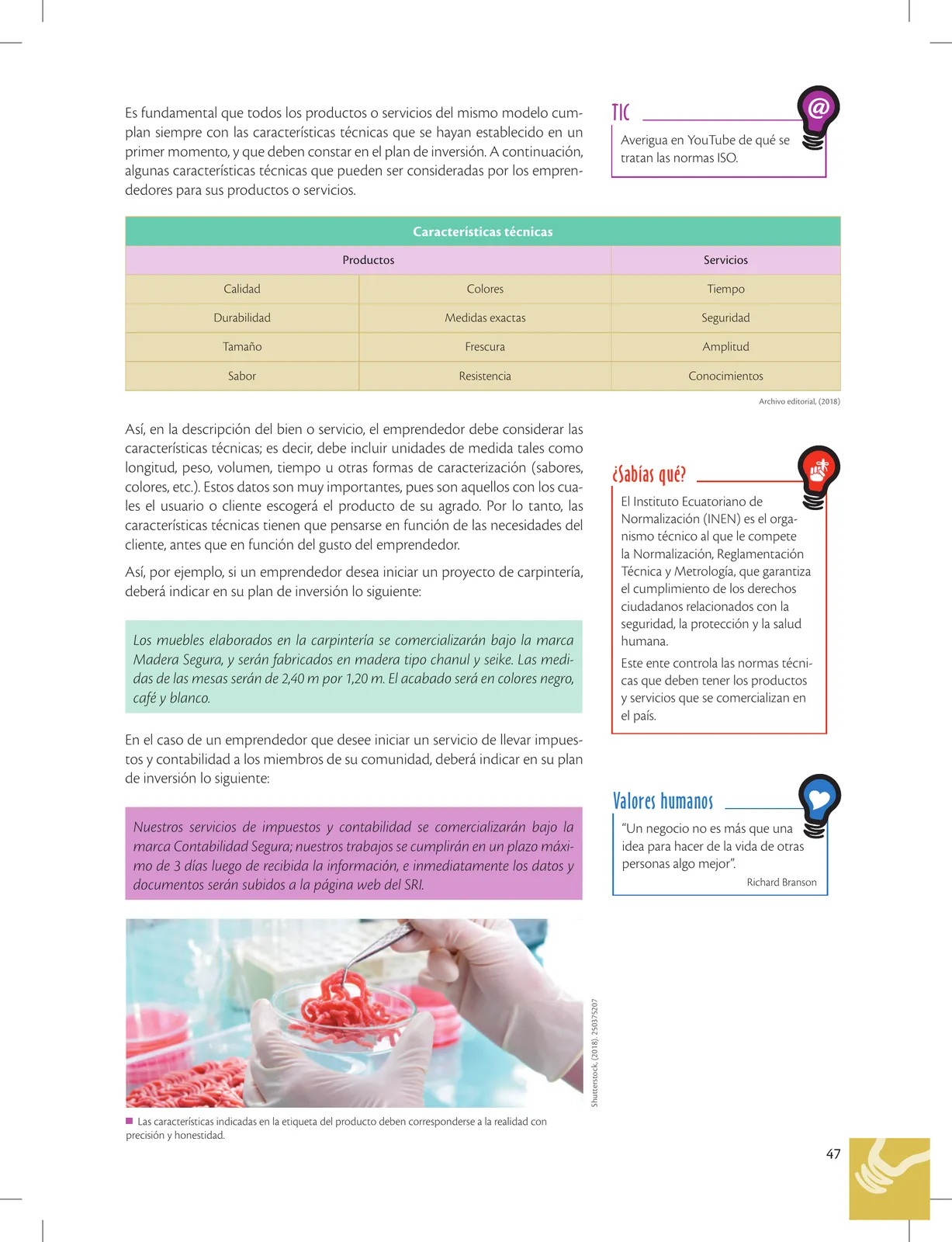 Miniatura página 47 de Emprendimiento Y Gestion · 3ro BGU · 2019