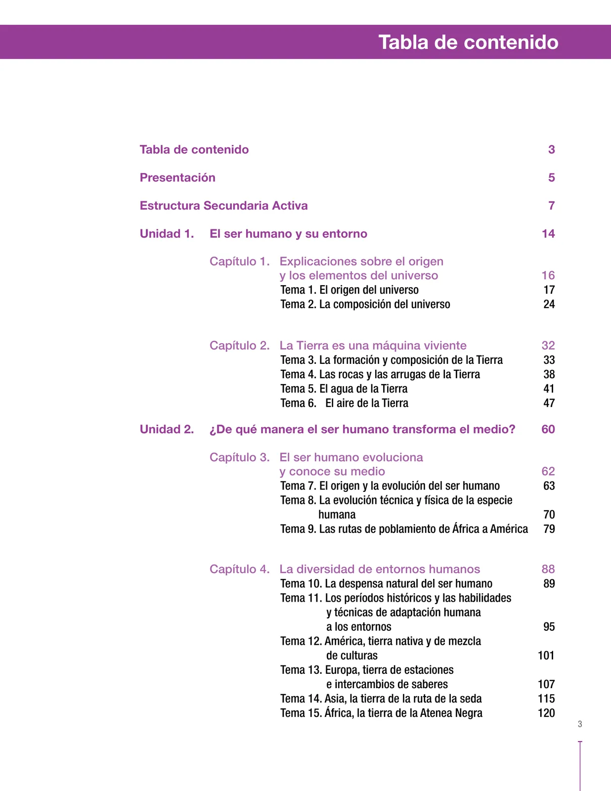 Página 3 de Ciencias Sociales 6° · Secundaria Activa