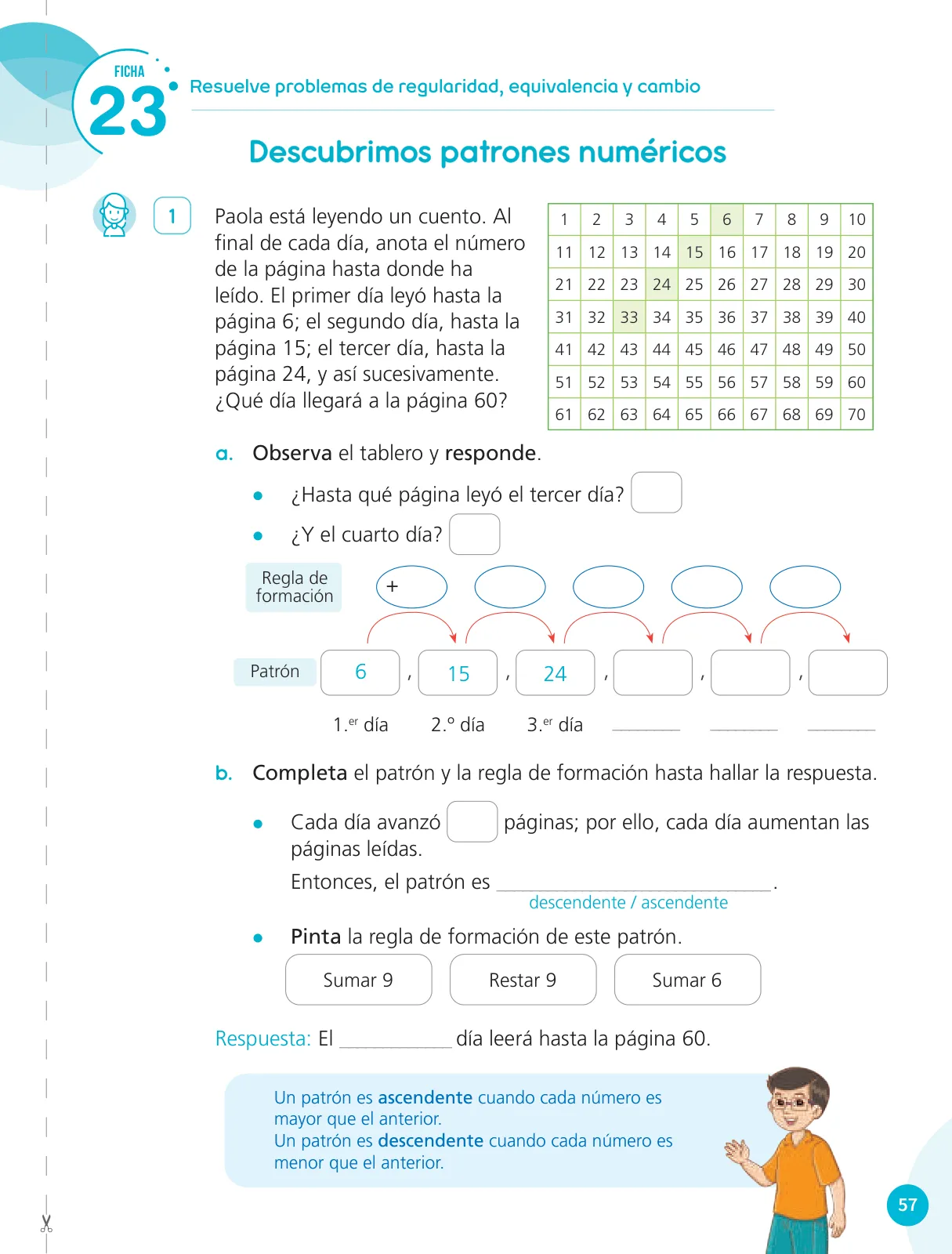 Página 59 de Cuadernillo de Matemática 3, tercer grado de Primaria · 2023