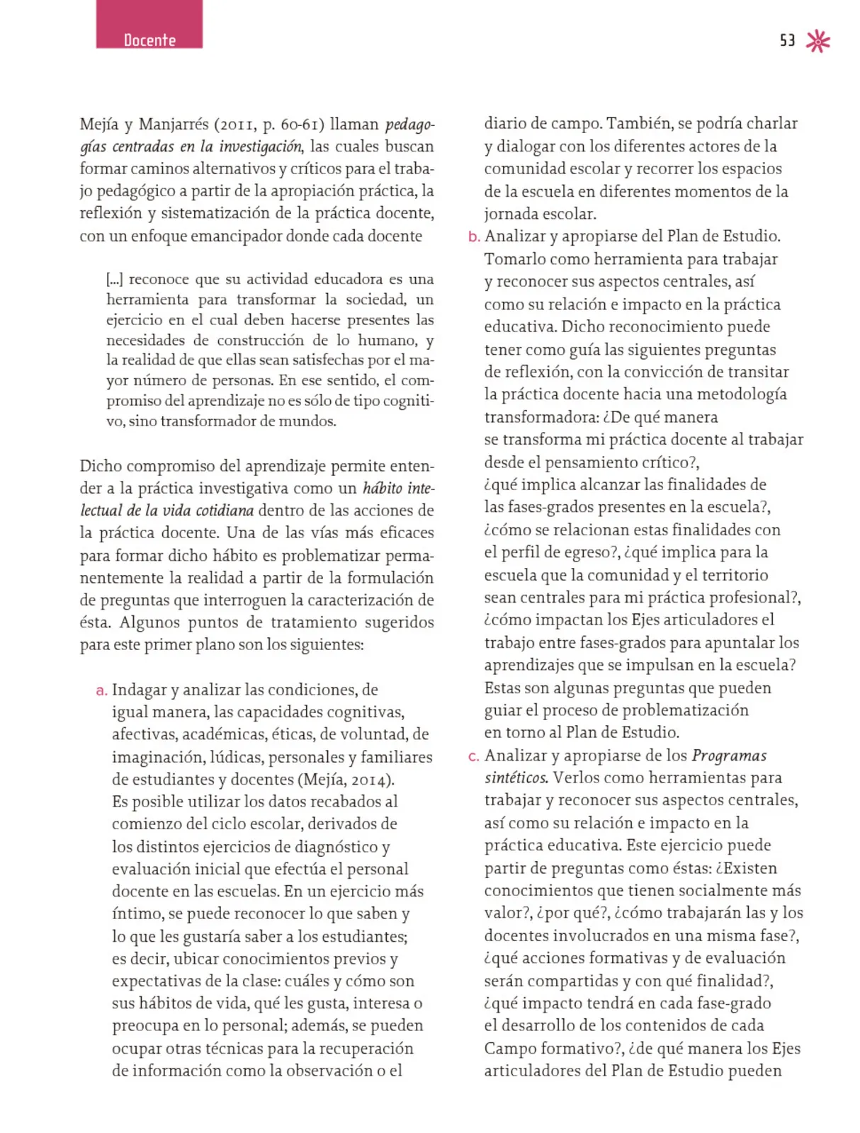 Página 54 de Un libro sin recetas para la maestra y el maestro. Fase 2 Libro de Educación Preescolar Grado 1°, 2°, 3° Ciclo Escolar 2025 - 2026