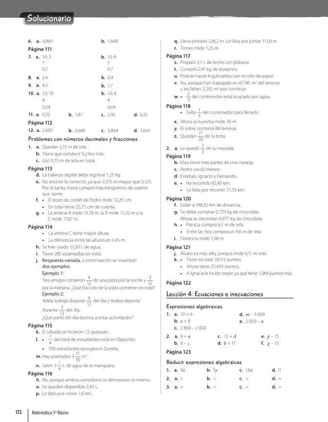 Página 174 de Matemática – Quinto Básico | Texto del Estudiante MINEDUC – Descargar PDF · 2024