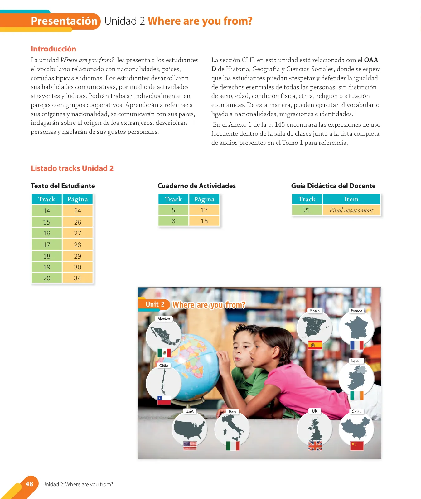 Página 50 de Inglés – Cuarto Básico | Texto del Estudiante MINEDUC – Descargar PDF · 2024