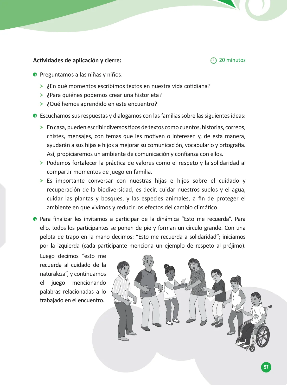 Miniatura página 99 de Guía para el trabajo docente con las familias del ciclo V de Primaria · 2016