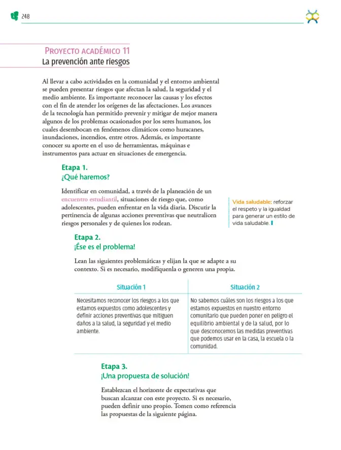 Página 249 de Colección Ximhai. Nuestro libro de Proyectos. Tomo II. Libro de Educación Telesecundaria Grado 1° Ciclo Escolar 2025 - 2026