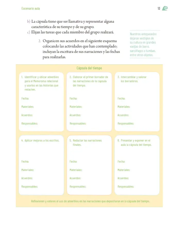Página 16 de Proyectos de Aula. Libro de Educación Primaria Grado 6° Ciclo Escolar 2025 - 2026