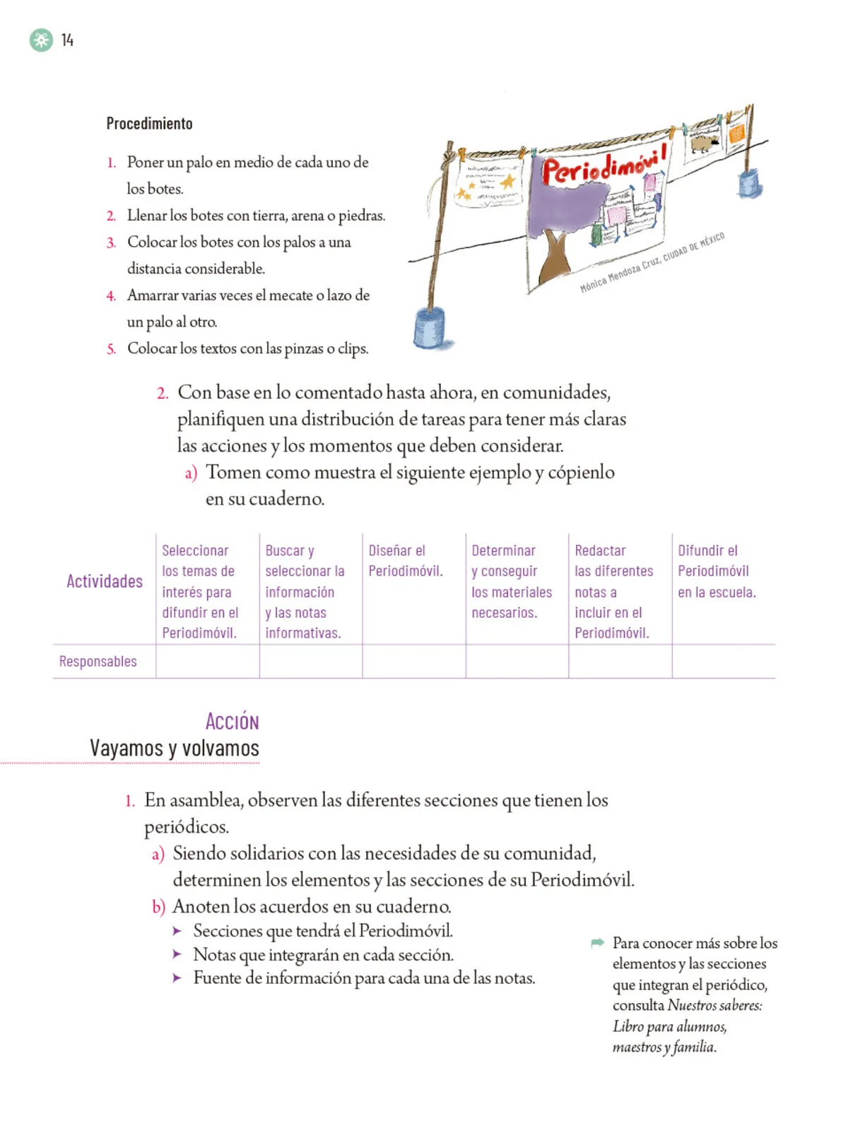 Página 17 de Proyectos Escolares. Libro de Educación Primaria Grado 5° Ciclo Escolar 2025 - 2026