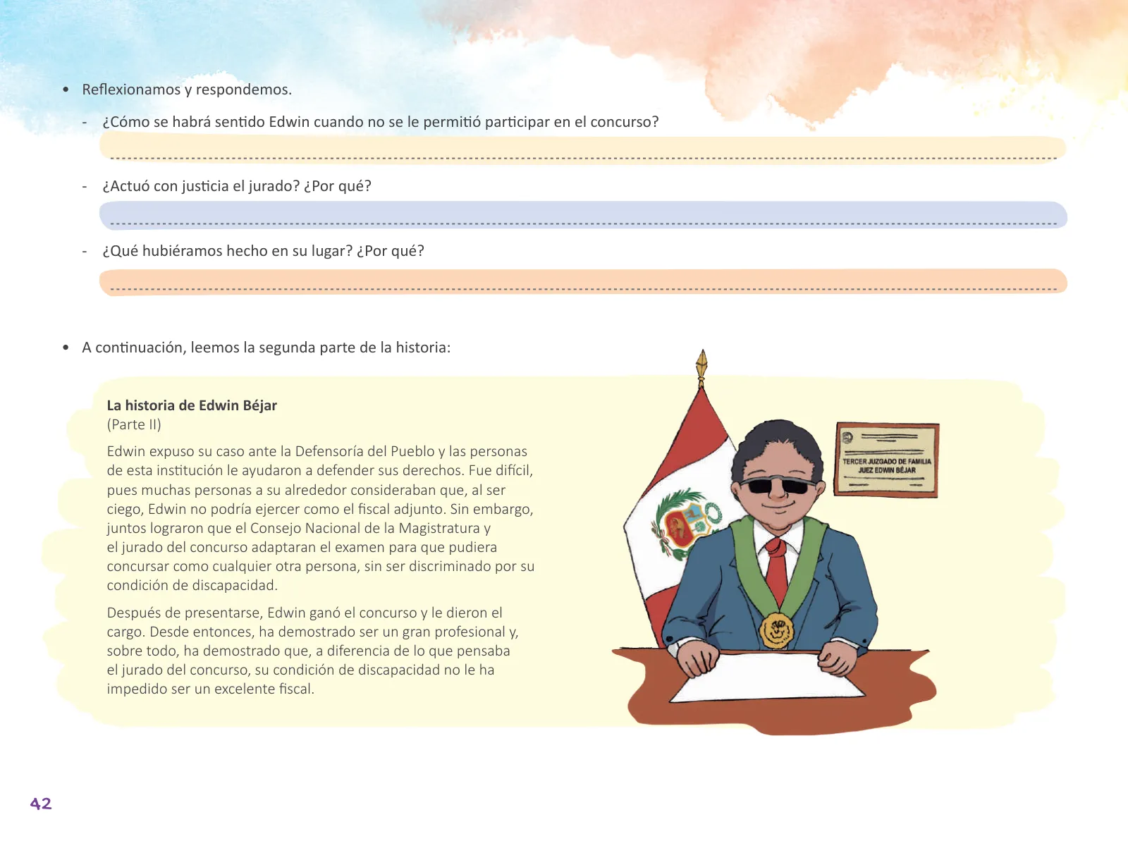 Página 44 de Cuadernillo de Tutoría Quinto Grado Educación Primaria 2019 · 2019