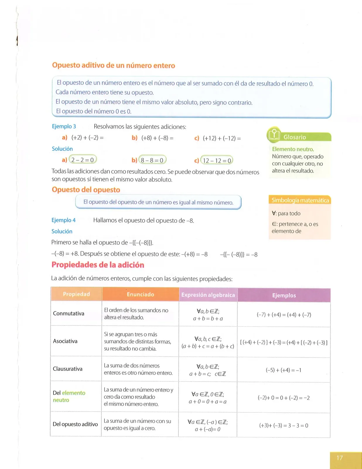 Miniatura página 17 de Matematica · 8 EGB · 2025
