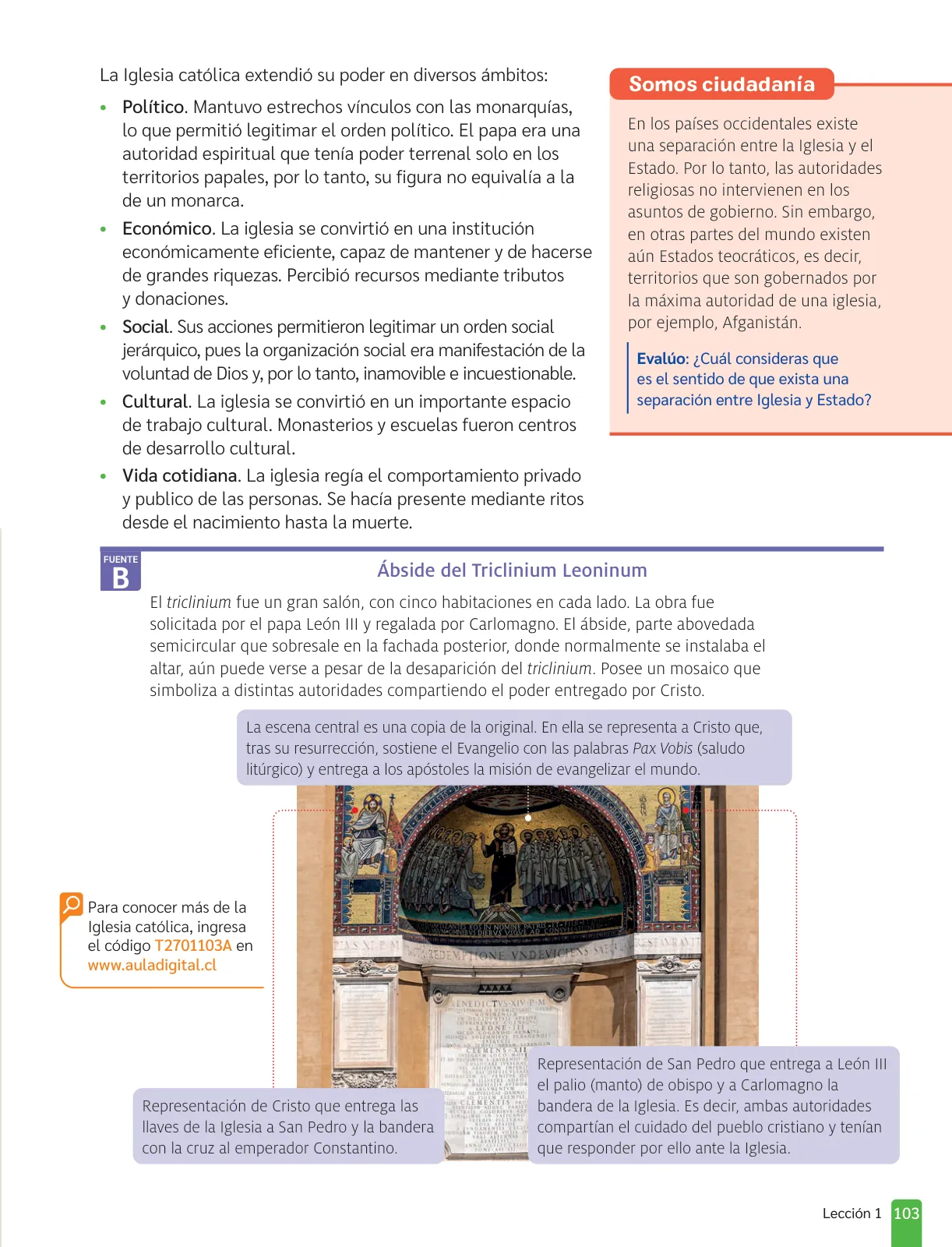 Miniatura página 105 de Historia, Geografía y Ciencias Sociales – Séptimo Básico | Texto del Estudiante MINEDUC – Descargar PDF · 2024