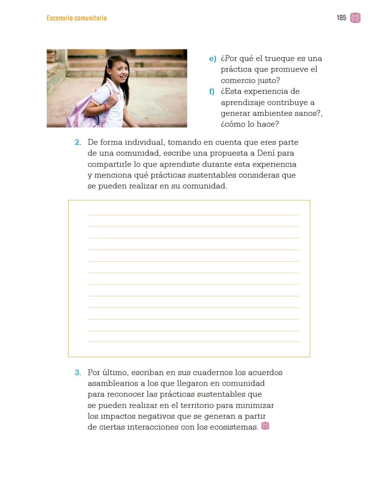 Miniatura página 188 de Proyectos Comunitarios.   Libro de Educación Primaria Grado 4°  Ciclo Escolar 2025 - 2026