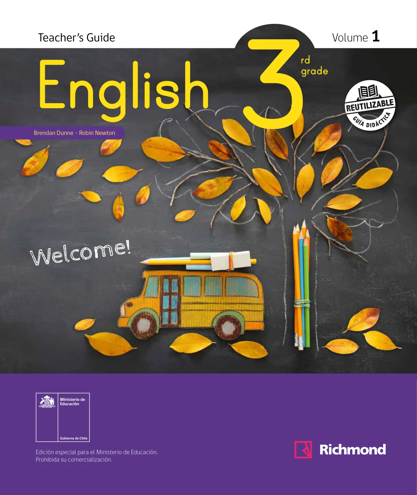 Portada de Inglés – Tercero Básico | Texto del Estudiante MINEDUC – Descargar PDF · 2024