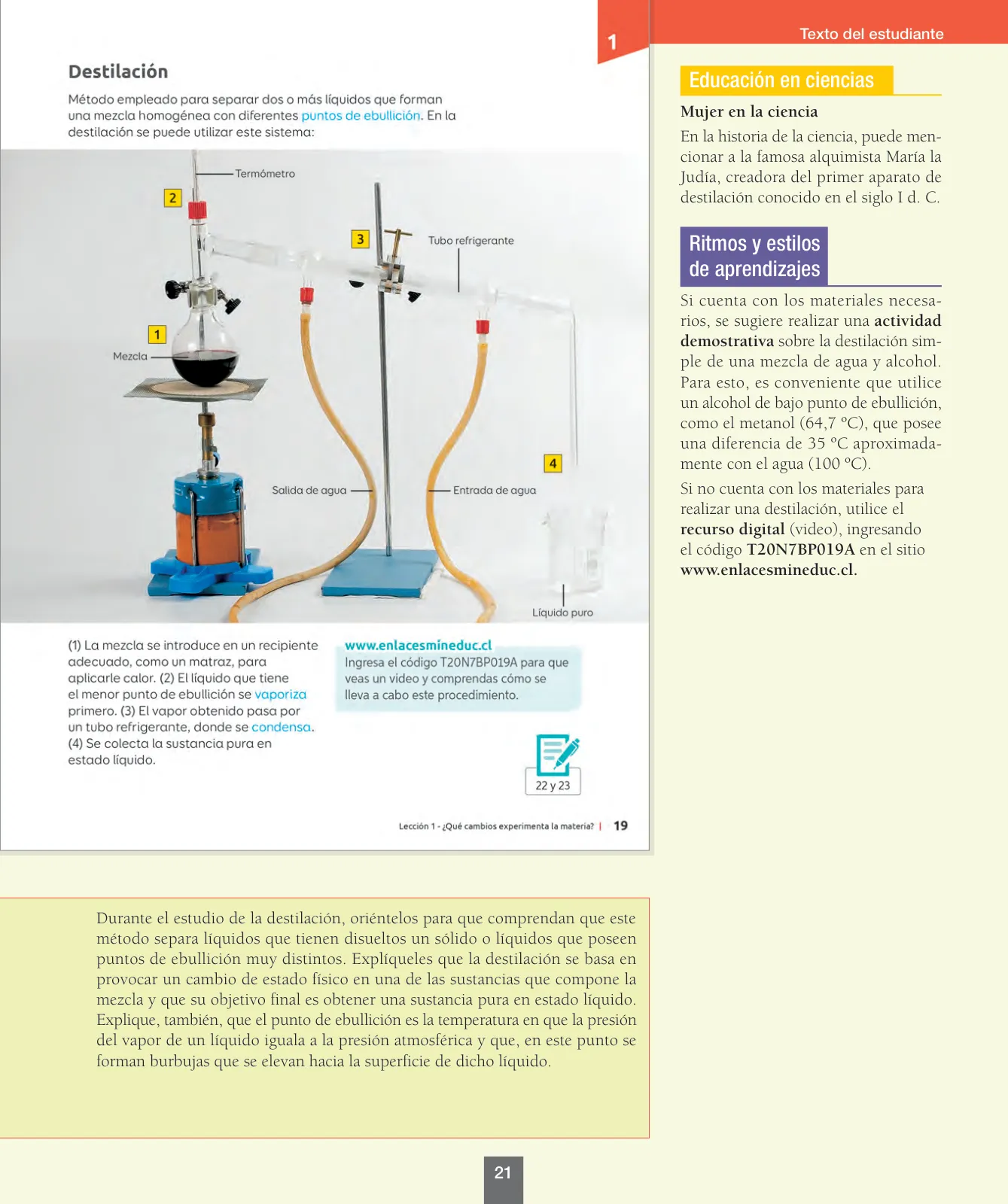 Página 22 de Ciencias Naturales – Séptimo Básico | Texto del Estudiante MINEDUC – Descargar PDF · 2024
